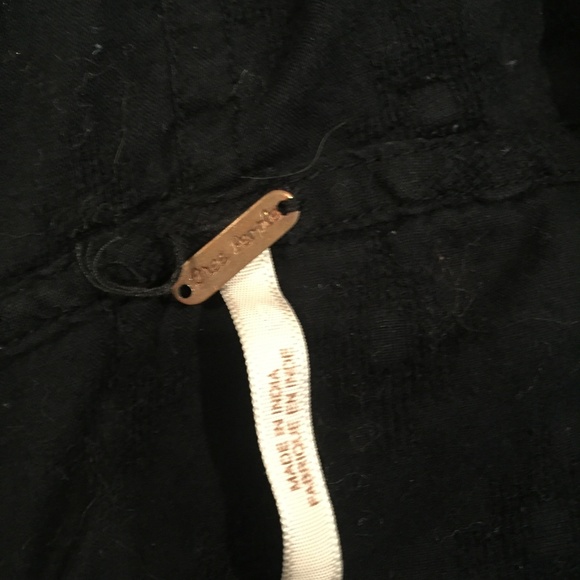 Free People Black and Blue Embroidered Hoodie - Picture 2 of 6